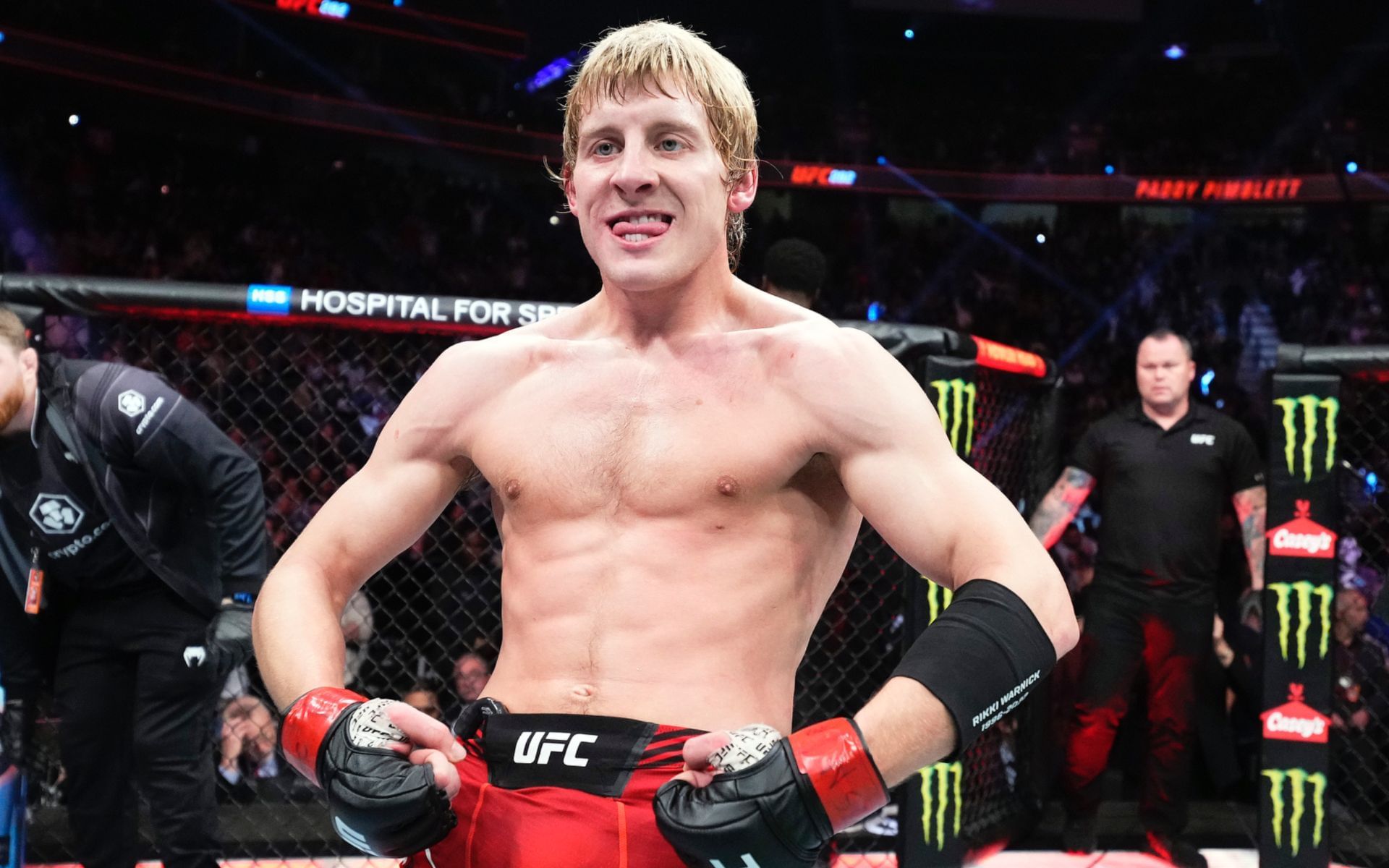 Paddy Pimblett goes nuclear on fellow lightweight contenders. [Image courtesy: Getty Images]