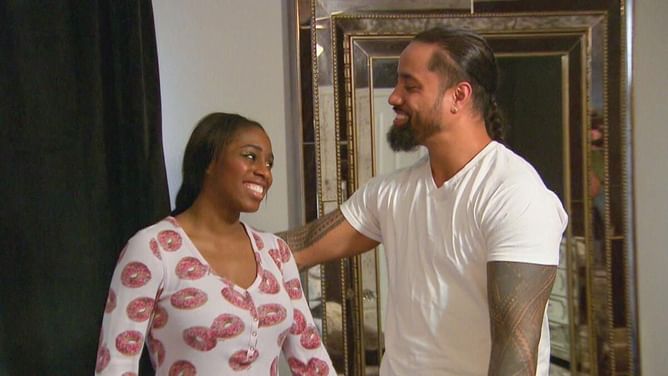 Jimmy Uso breaks down in tears when discussing his wife Naomi's bravery