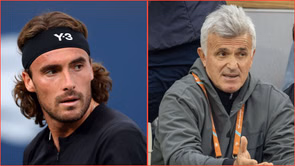 WATCH: Controversial scenes as Stefanos Tsitsipas receives coaching warning after father Apostolos breaks new rules at US Open