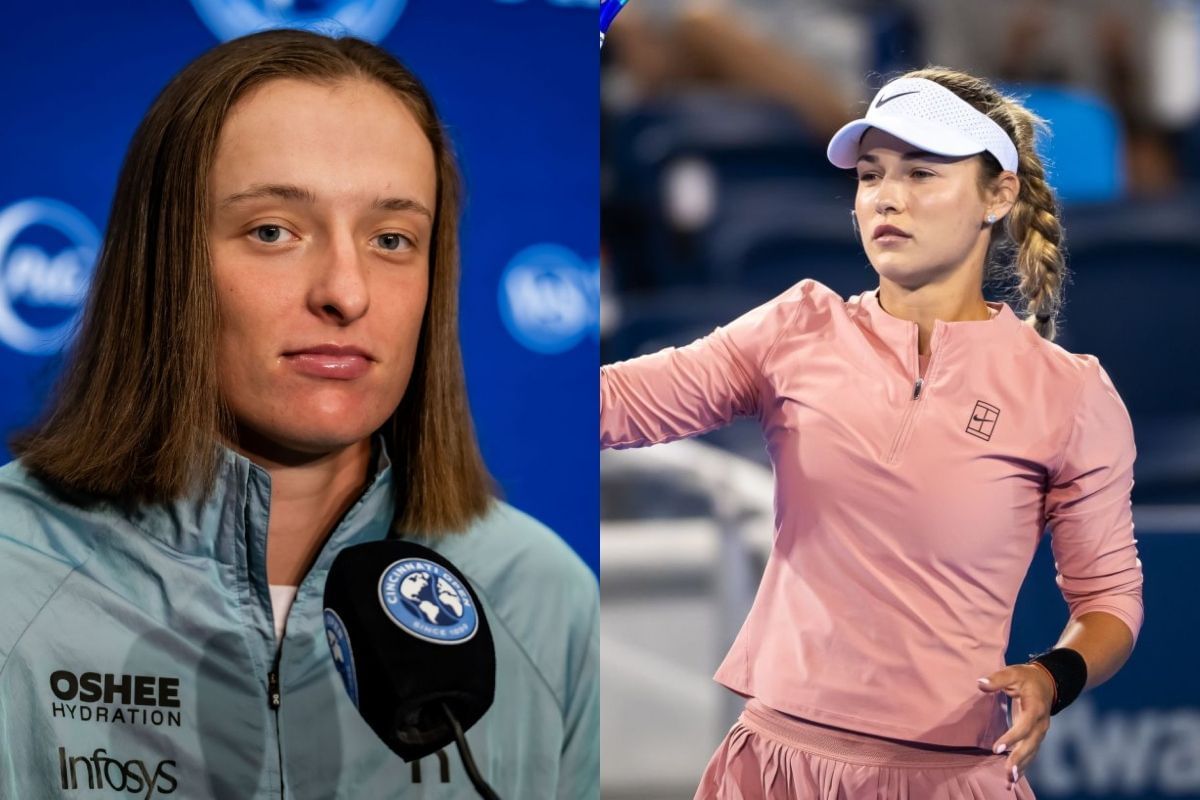 Iga Swiatek and Anna Kalinskaya - Source: Getty