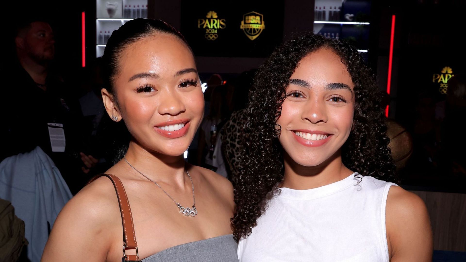 Suni Lee and Hezly Rivera Source - Getty