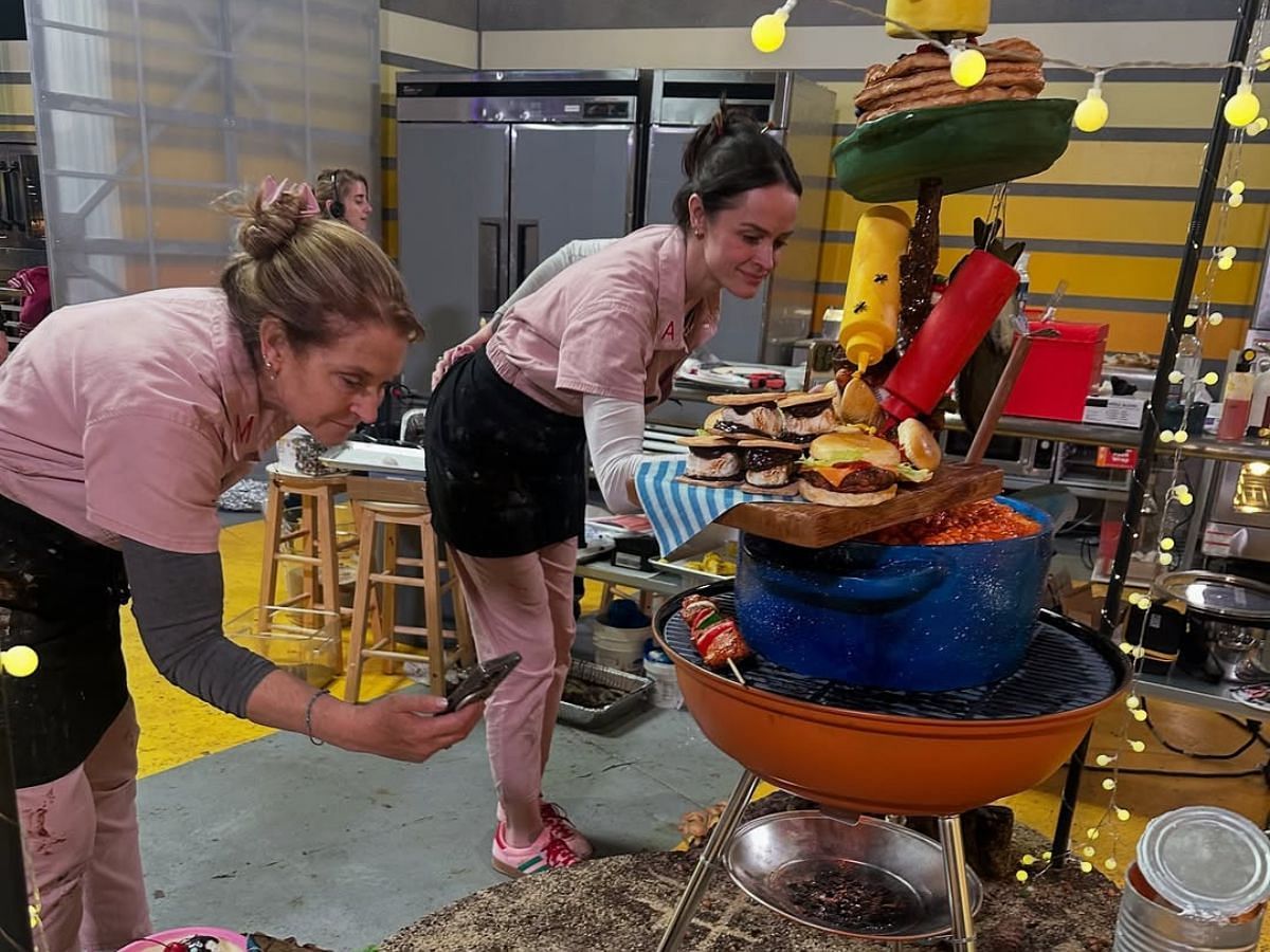 Ashley and Monica on Super Mega Cakes (Image via Instagram/@inaecakes)