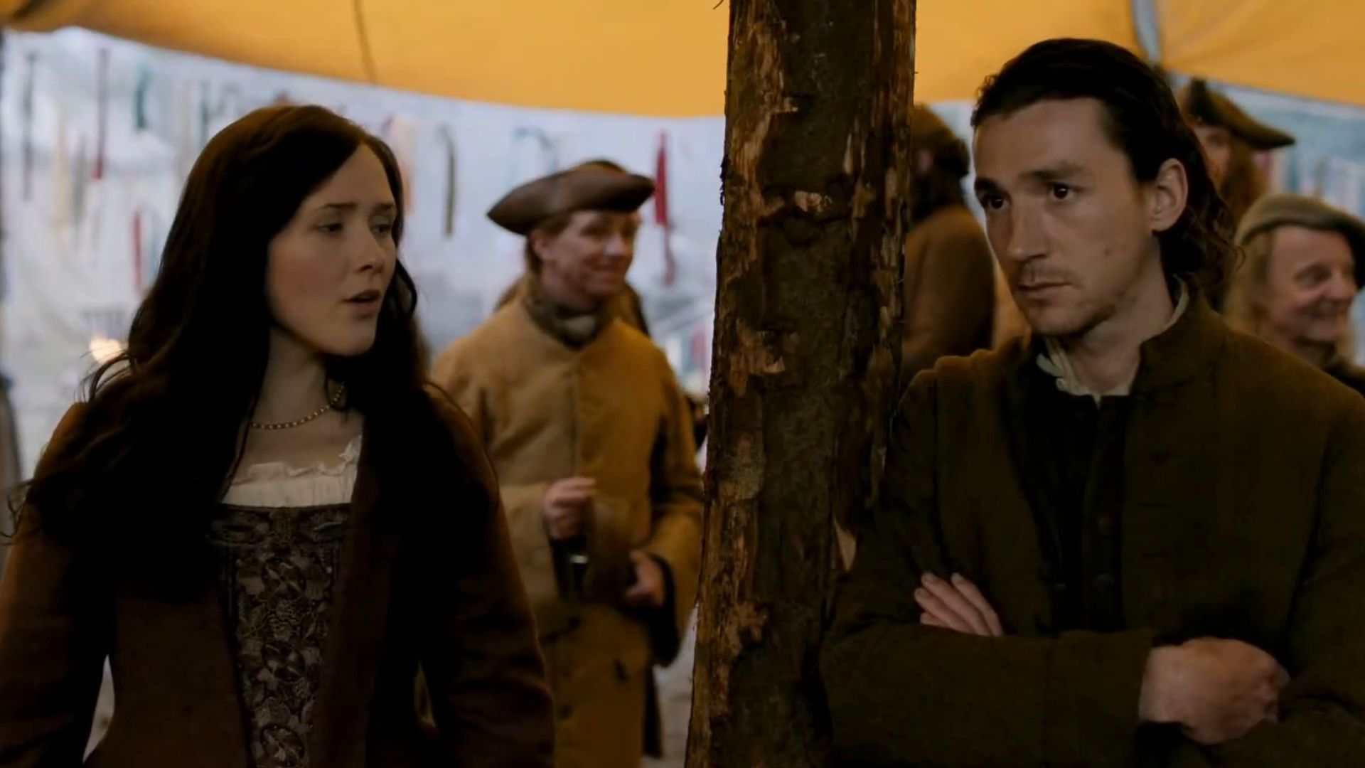 Jocasta and Murtagh in Outlander: Blood of My Blood season 1 episode 5 (Image via Starz)