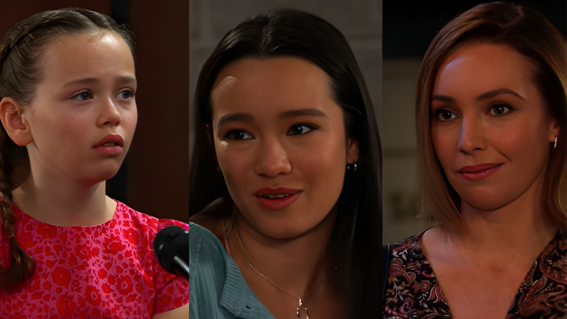 Rachel, Sophia, & Gwen from Days of Our Lives (Image via YouTube/ @OfficialDaysofourLives)