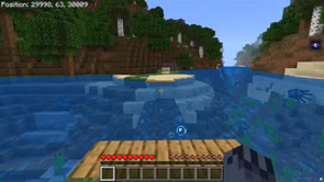 Minecraft player builds unique bubble bridge using soul sand