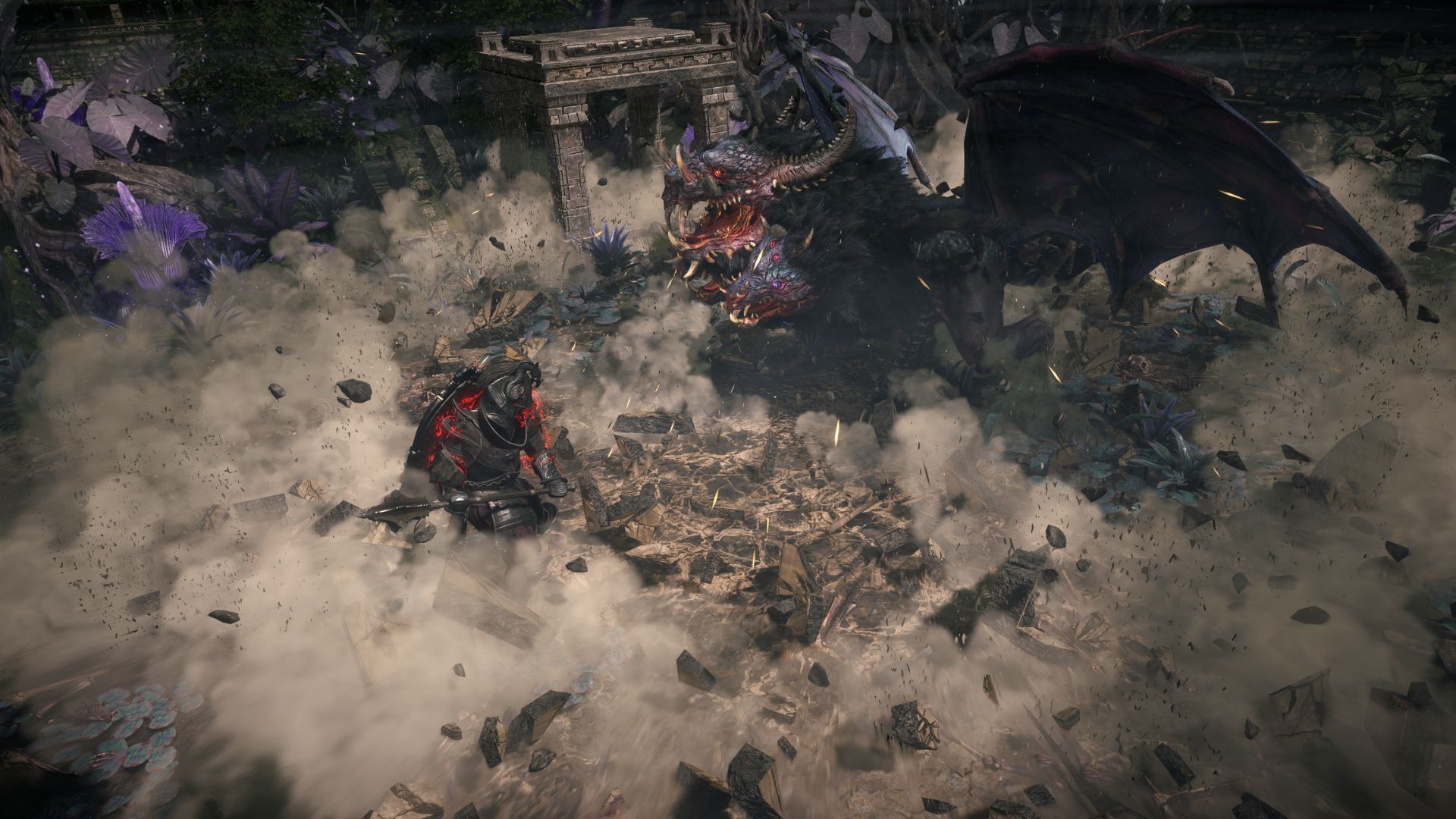 Warrior taking on Xyclucian (Image via Grinding Gear Games)