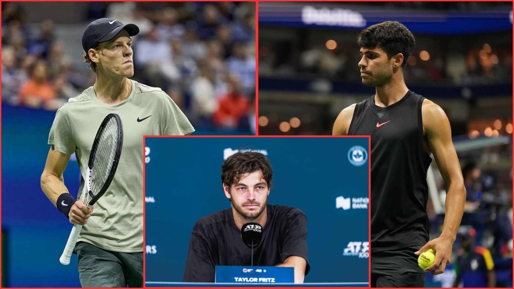 Taylor Fritz refuses to share his thoughts on Jannik Sinner and Carlos Alcaraz