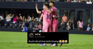 "Did all that while limping", "Absolute brilliance" - Fans react to Lionel Messi's incredible goal in Inter Miami's win against LA Galaxy