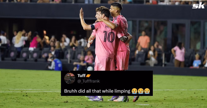 "Did all that while limping", "Absolute brilliance" - Fans react to Lionel Messi's incredible goal in Inter Miami's win against LA Galaxy