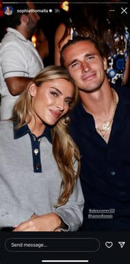 Sophia Thomalla's Instagram story