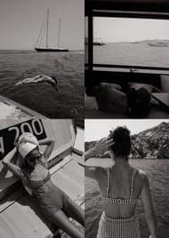 George Russell and Carmen Mundt spend their vacation on a yacht (@carmenmmundt on Instagram)