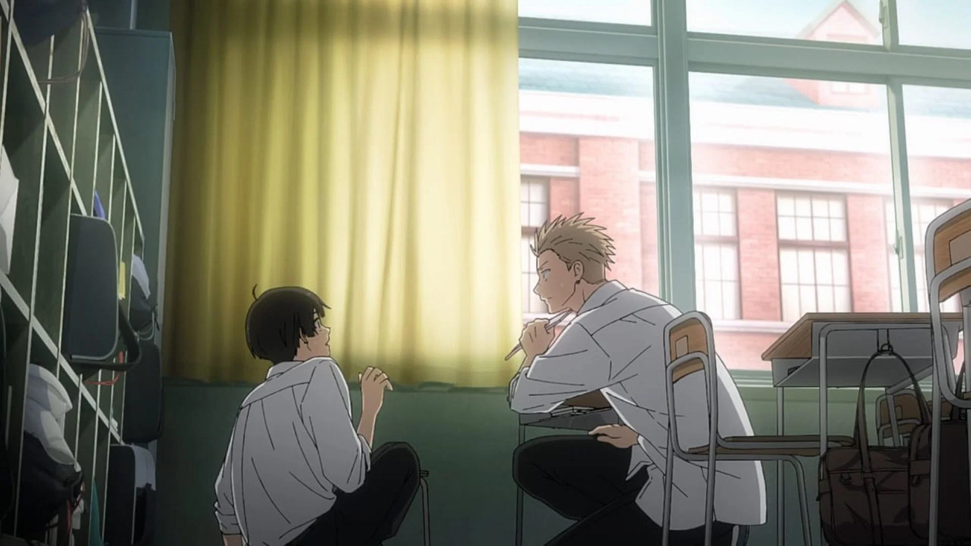 Rintaro and Ayato (Image via CloverWorks)