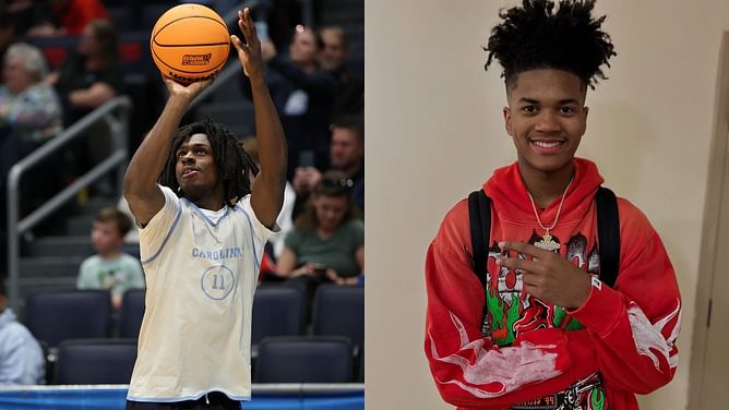 St. John's Ian Jackson reacts as 4-star Jermel "Magic Mel" Thomas announces his long awaited commitment