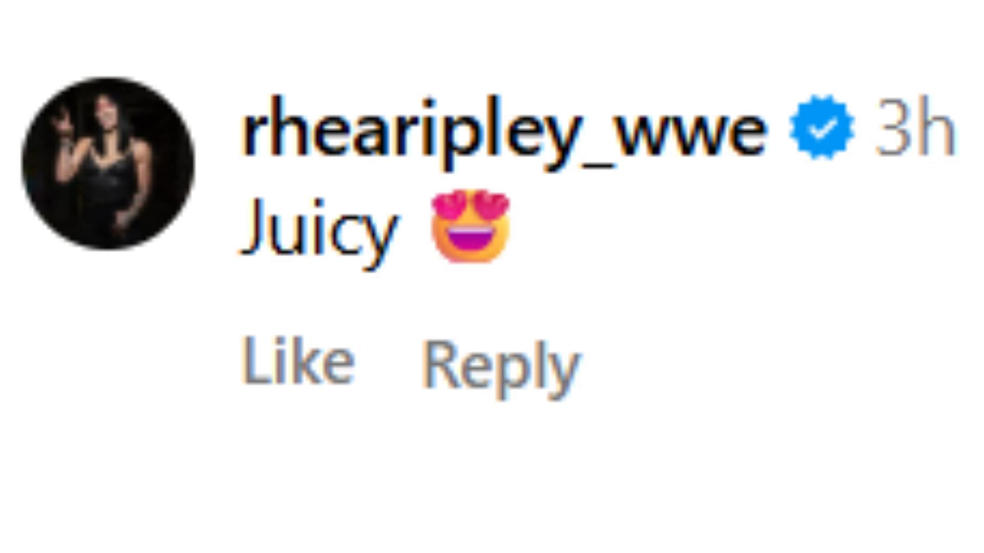 Ripley&#039;s comment on Instagram