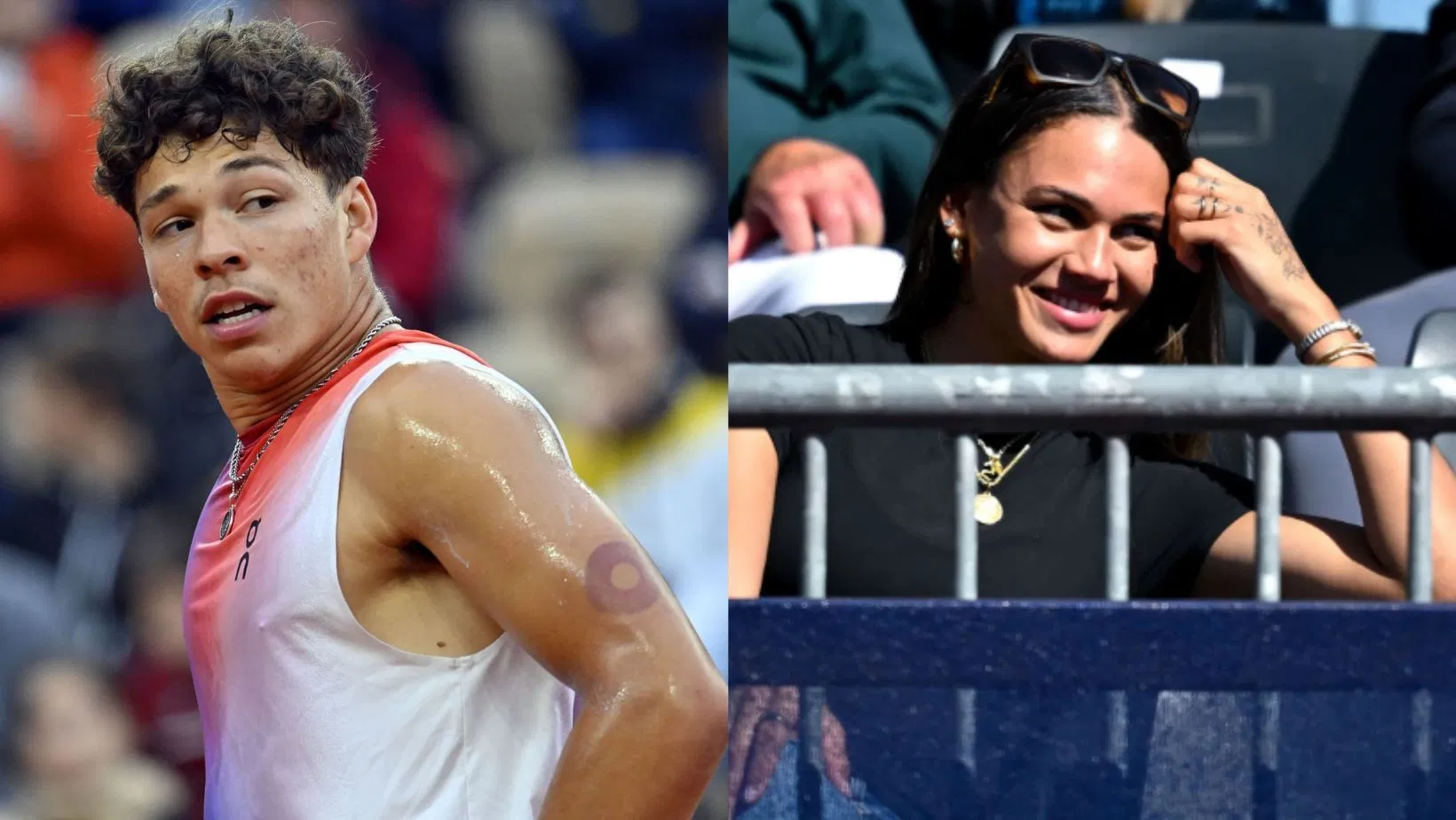 Ben Shelton receives support from Trinity Rodman (Image Source: Getty)