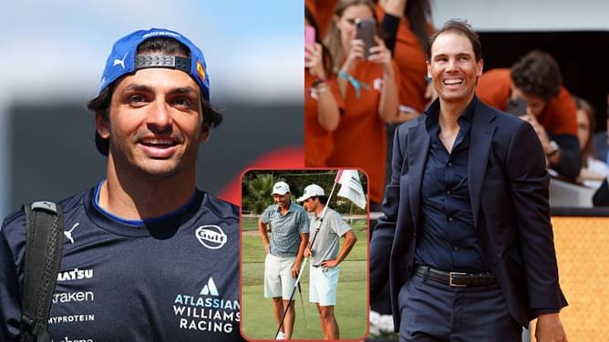 Tennis legend Rafael Nadal features in Carlos Sainz's summer dump as the F1 summer break winds down
