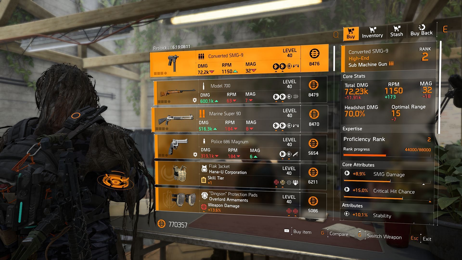 The Division 2 vendor at Haven Atrium (Image via Sportskeeda Gaming || Ubisoft)