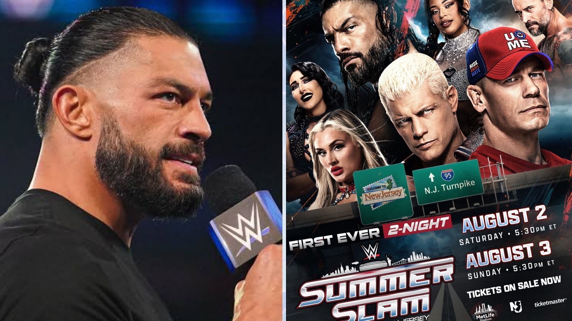 Roman Reigns could get revenge at WWE SummerSlam [Credit: WWE.com &amp; WWE on X]