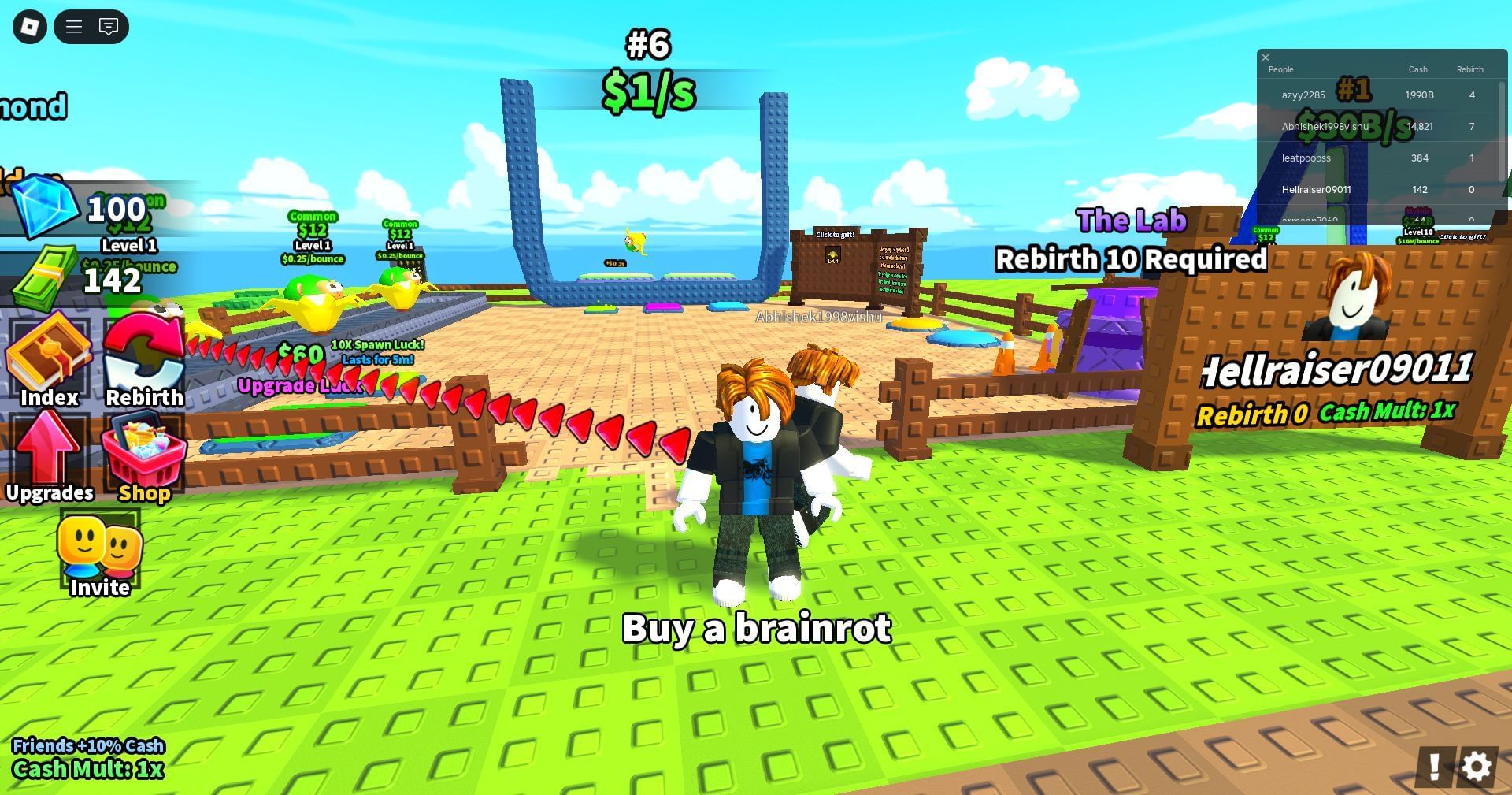 Free rewards in-game (Image via Roblox)