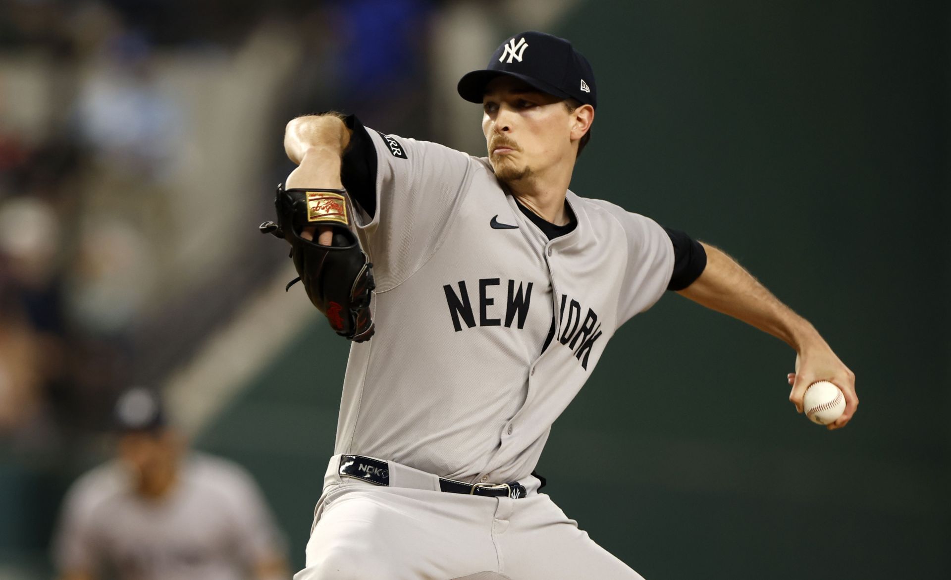 Max Fried in action against the Texas Rangers - Source: Getty