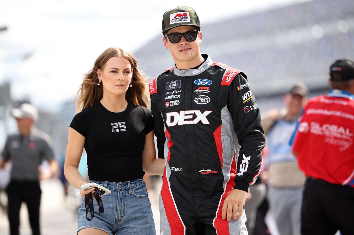 Harrison Burton’s fiancée Jenna announces her brand launch date following its Daytona debut