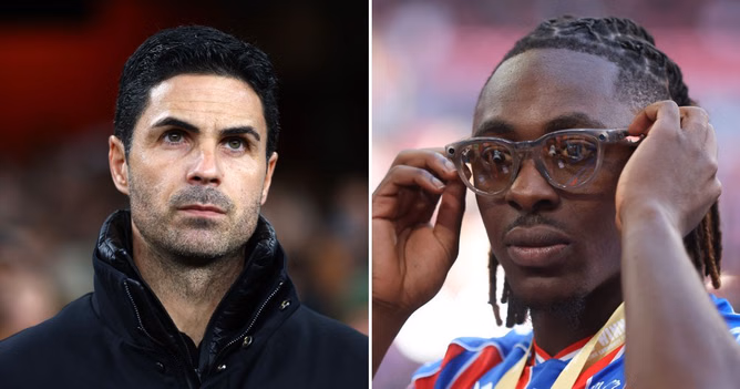 Arsenal boss Mikel Arteta provides response when asked about club's interest in Eberechi Eze