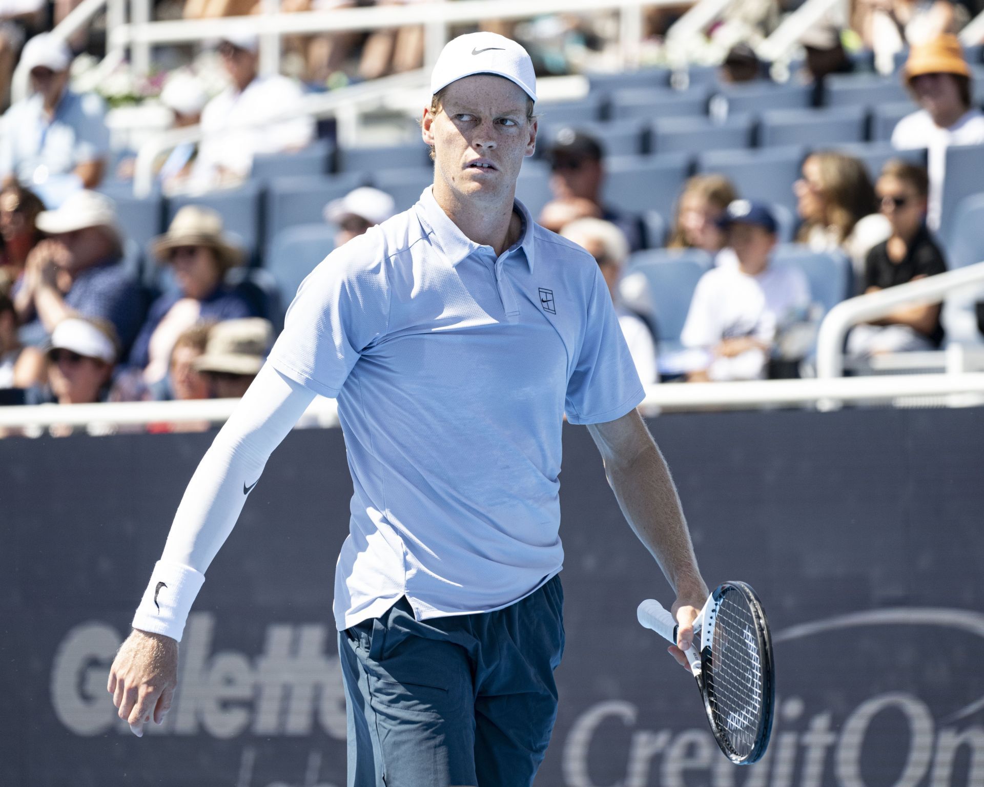 Jannik Sinner at the Cincinnati Open - (Source: Getty)
