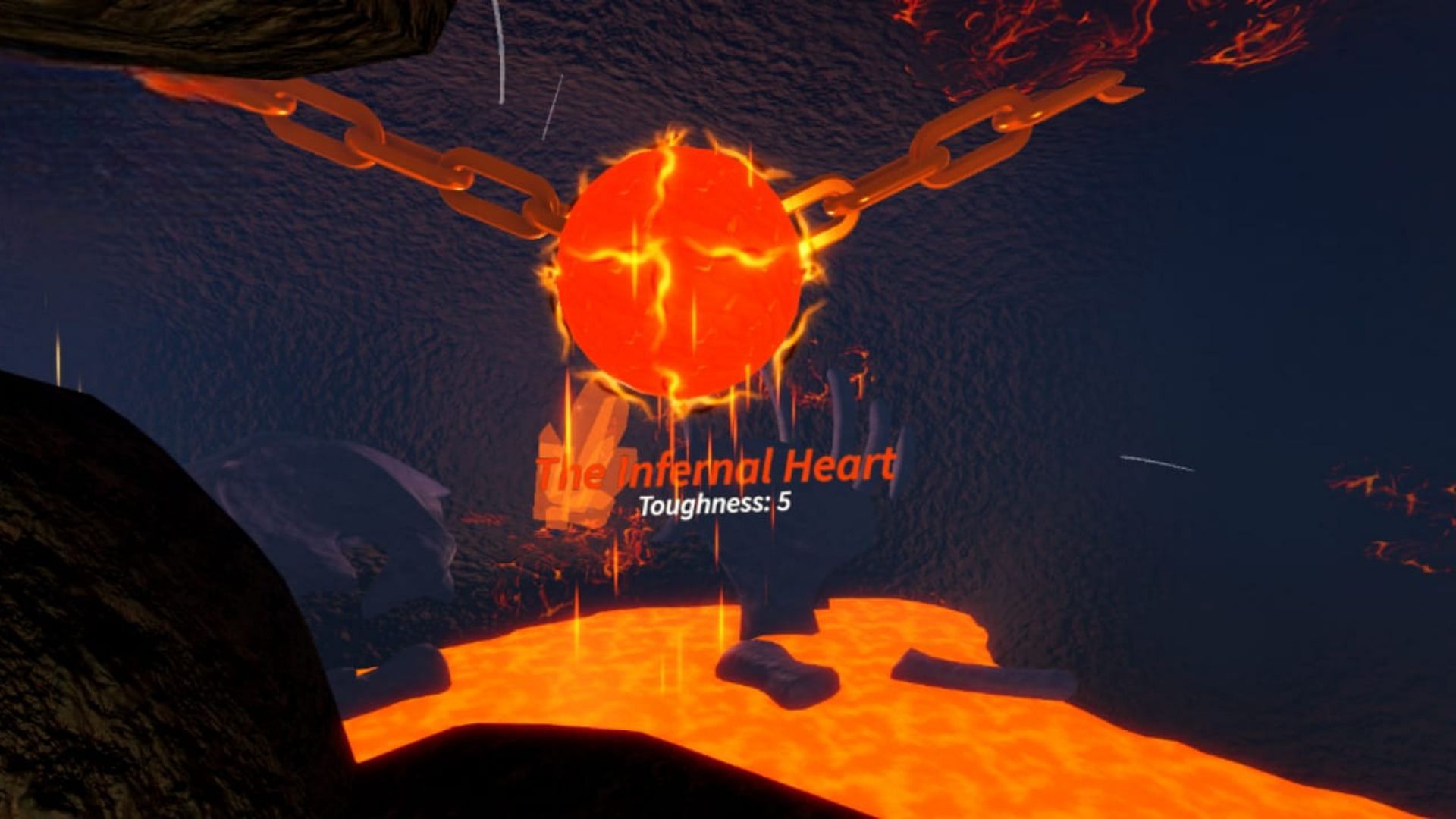 The entrance to the Infernal Heart (Image via Roblox)