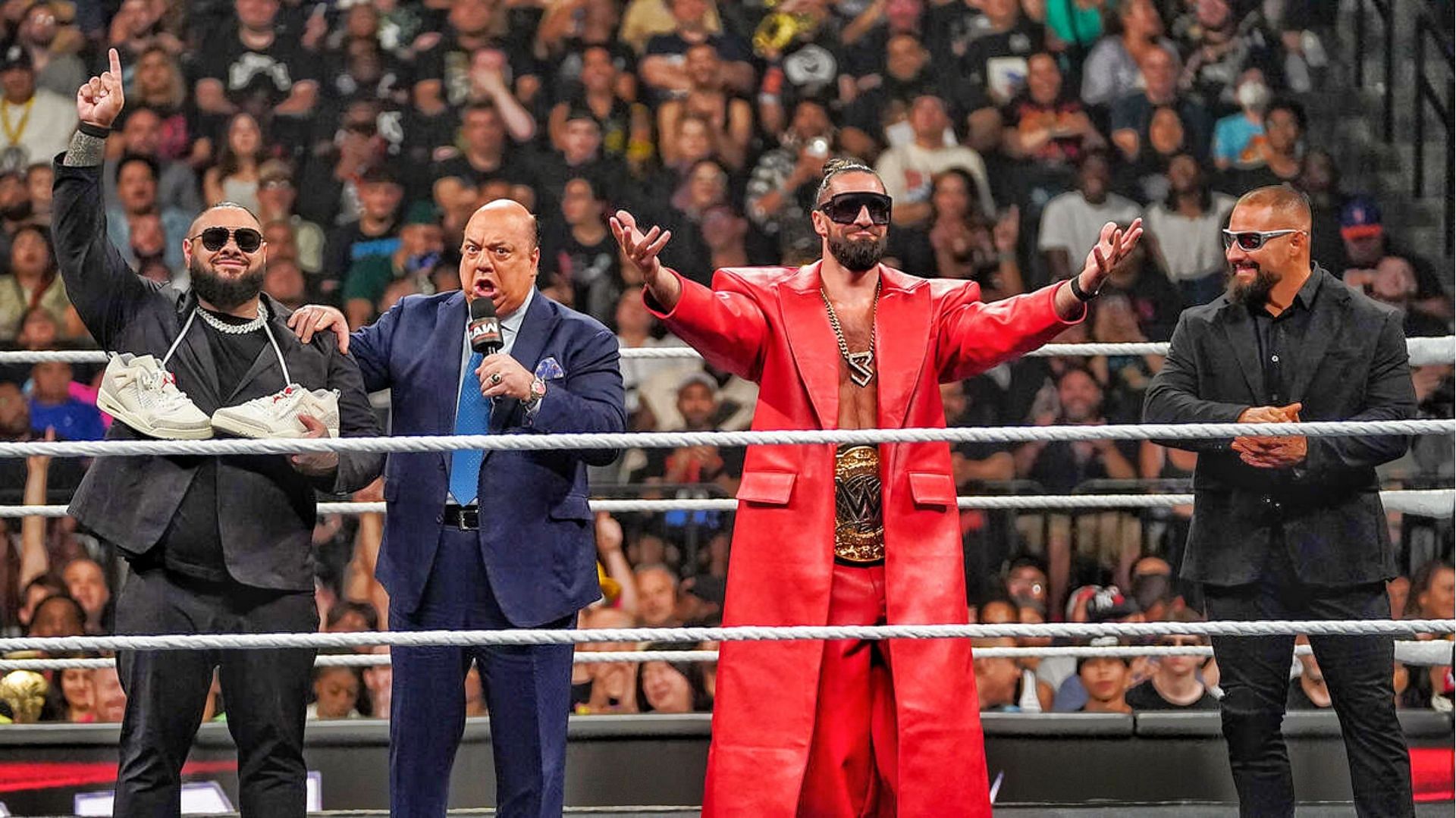 Bronson Reed, Paul Heyman, Seth Rollins, Bron Breakker