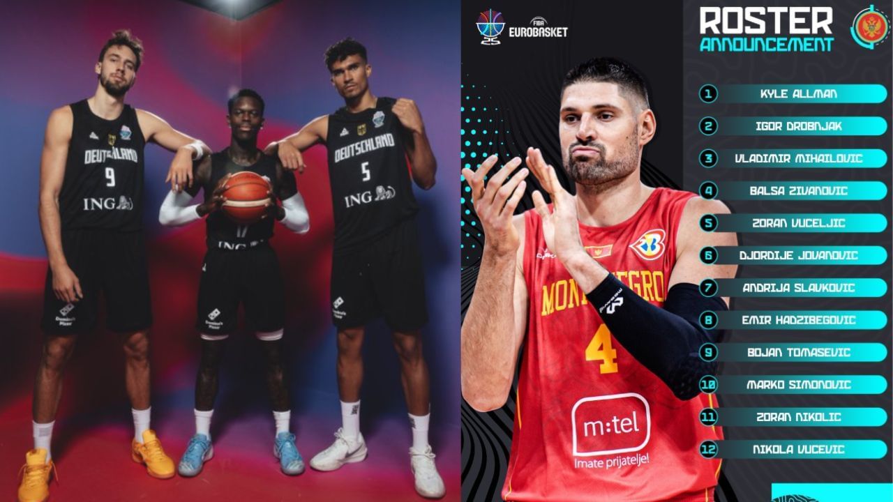 Montenegro vs Germany Preview and Prediction - Aug. 27 | 2025 EuroBasket. [photo: @EuroBasket/X]
