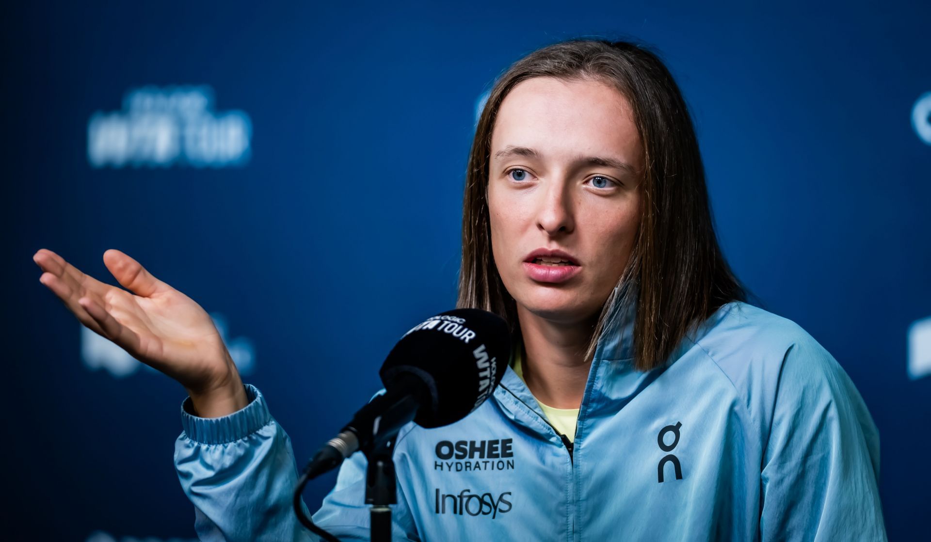 Swiatek at the WTA 1000 National Bank Open (Image Source: Getty)