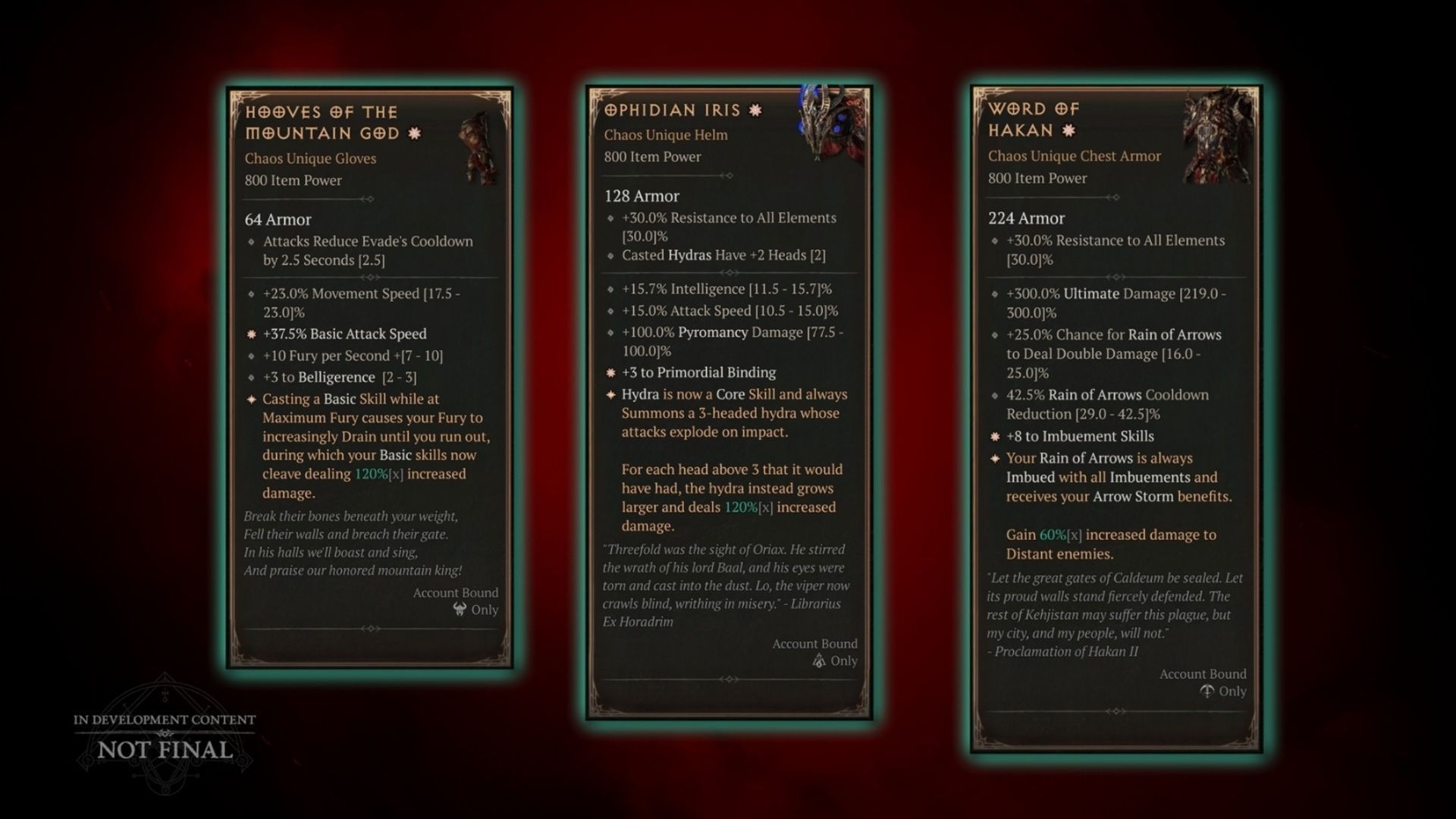 Diablo 4 Season 10 Chaos Armor