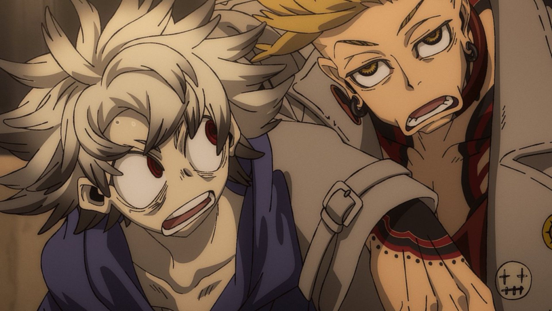 Rudo and Zanka as seen in Gachiakuta episode 5 (Image via Bones Film)