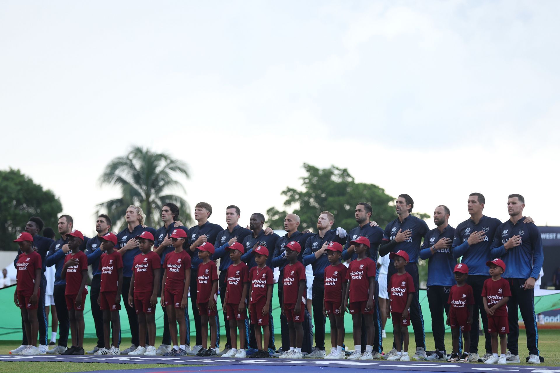 Namibia cricket team. (Credits: Getty)