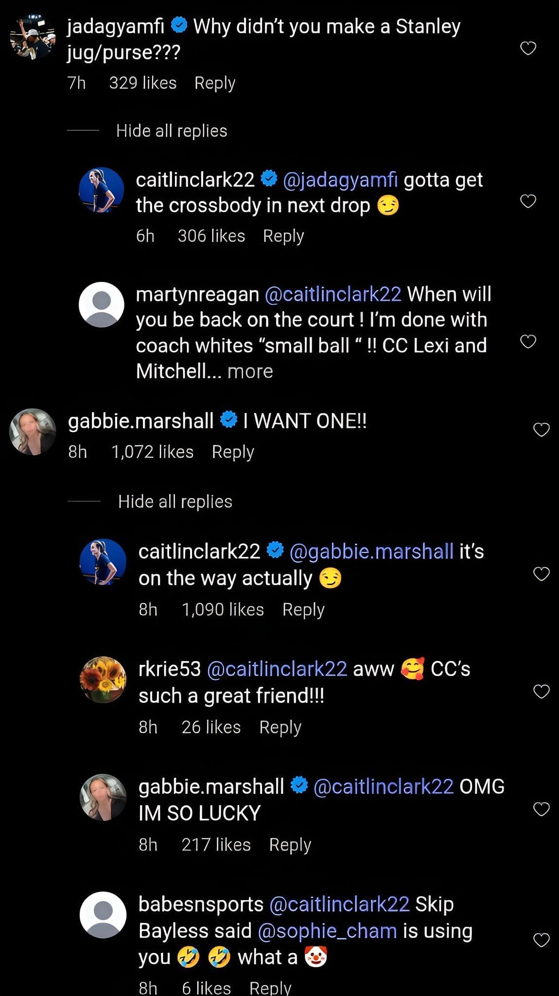 Comments on the post