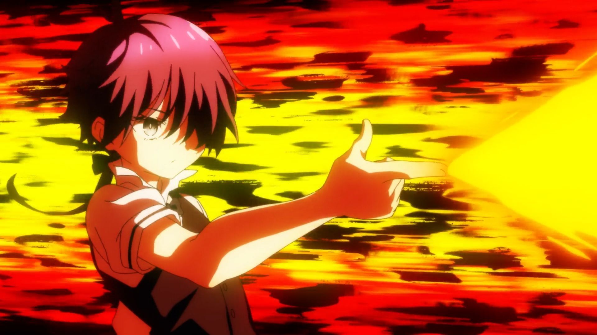 Lloyd as he attacks Guitane (Image via Tsumugi Akita Animation Lab)