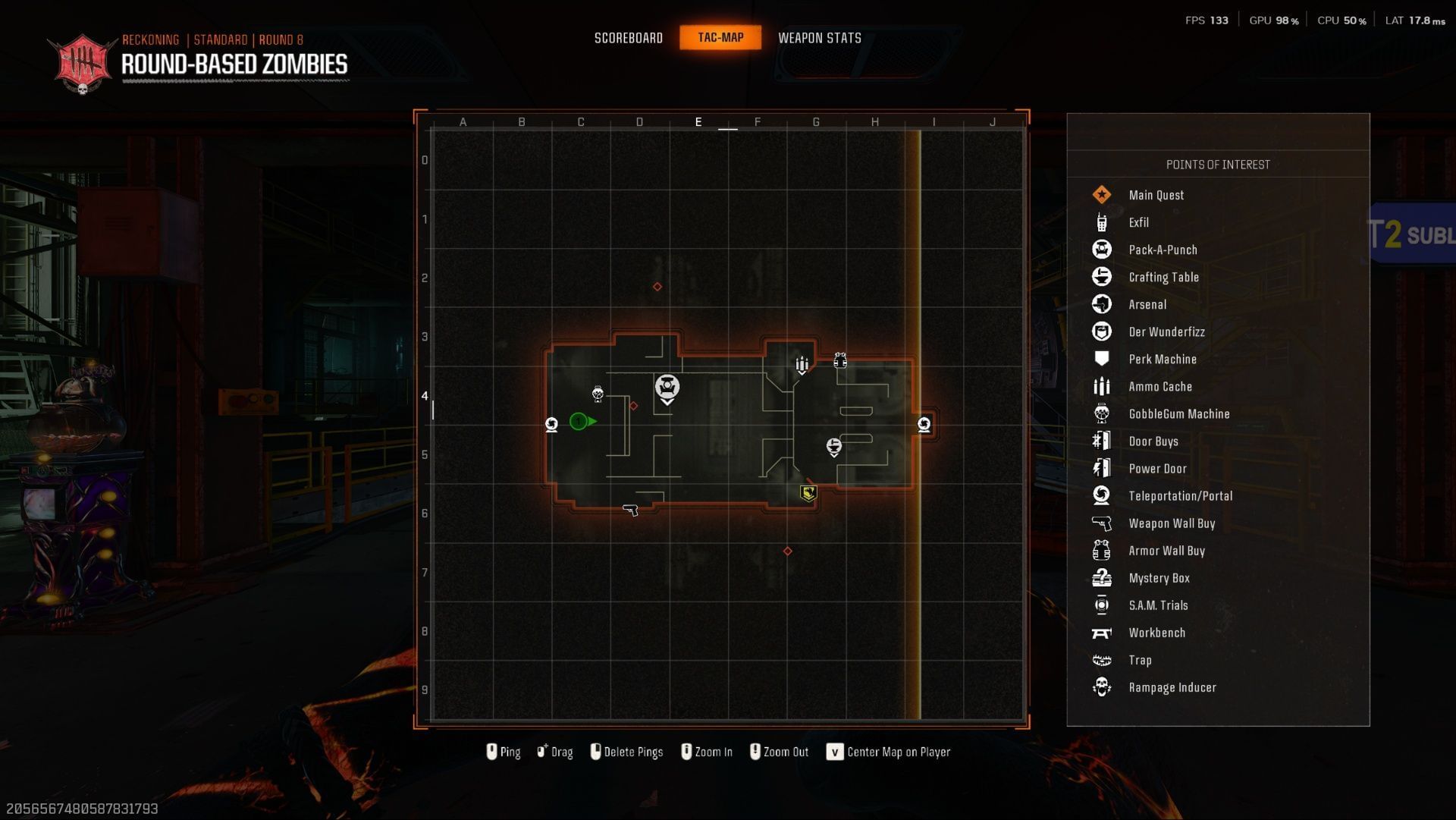 T2 Sublevel 10 region (Image via Sportskeeda Gaming || Activision)