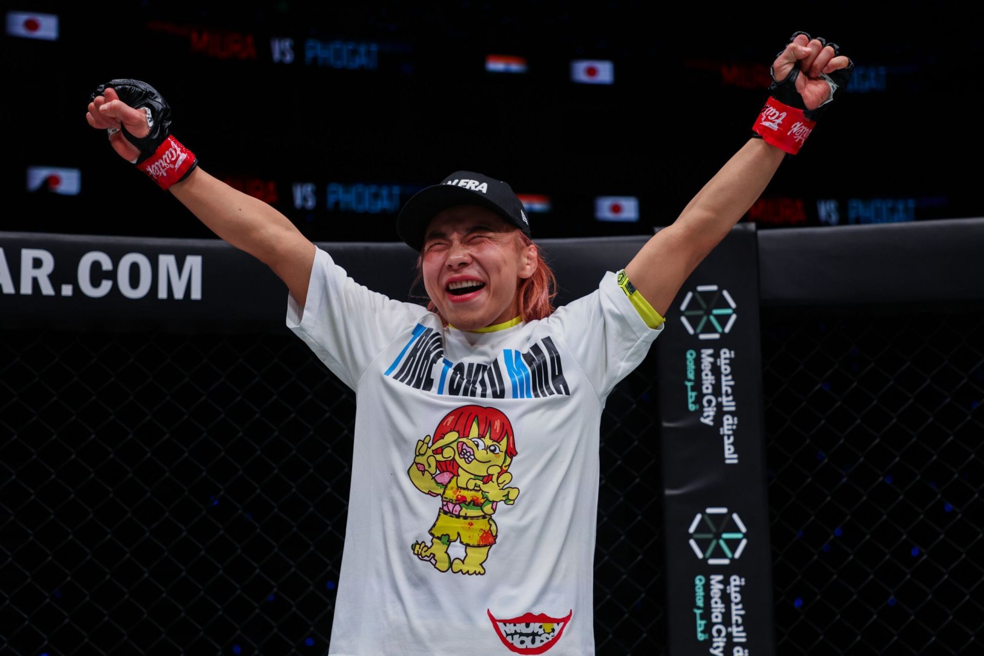 Japanese MMA star Ayaka Miura (pictured). Image from ONE Championship