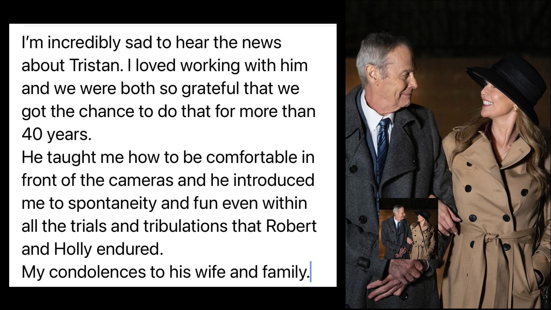 Emma pays tribute to Tristan (Image via X/@EmmaSamms1)
