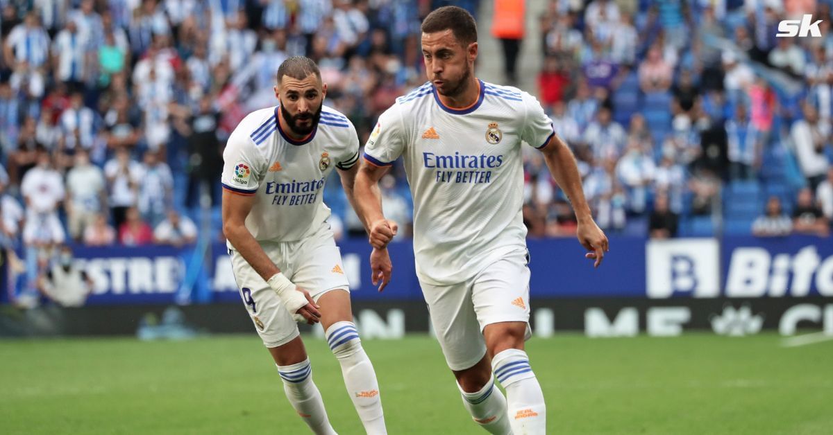 Karim Benzema and Eden Hazard                