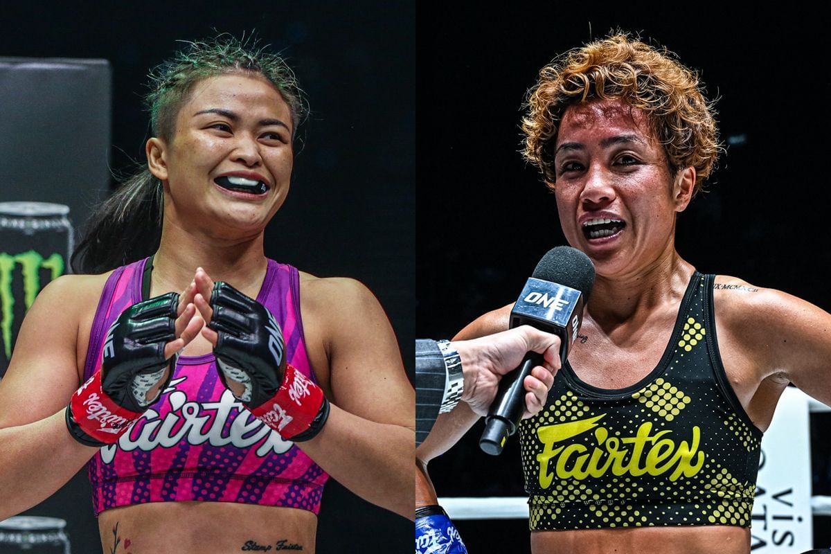 (From left) Stamp Fairtex and Kana Morimoto. [Images by ONE Championship]