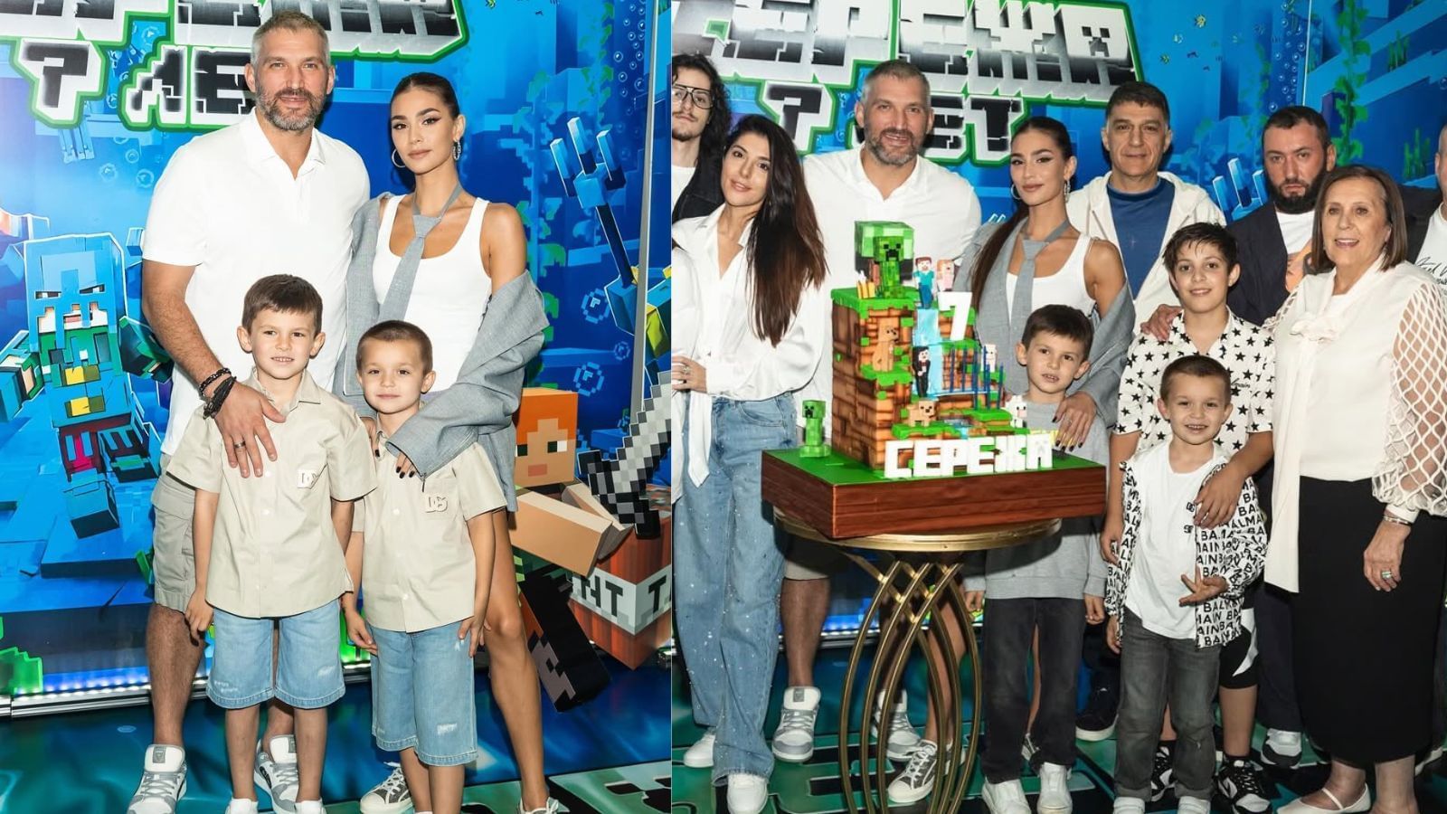 In Photos: Alex Ovechkin and wife Nastasiya celebrate eldest son Segei