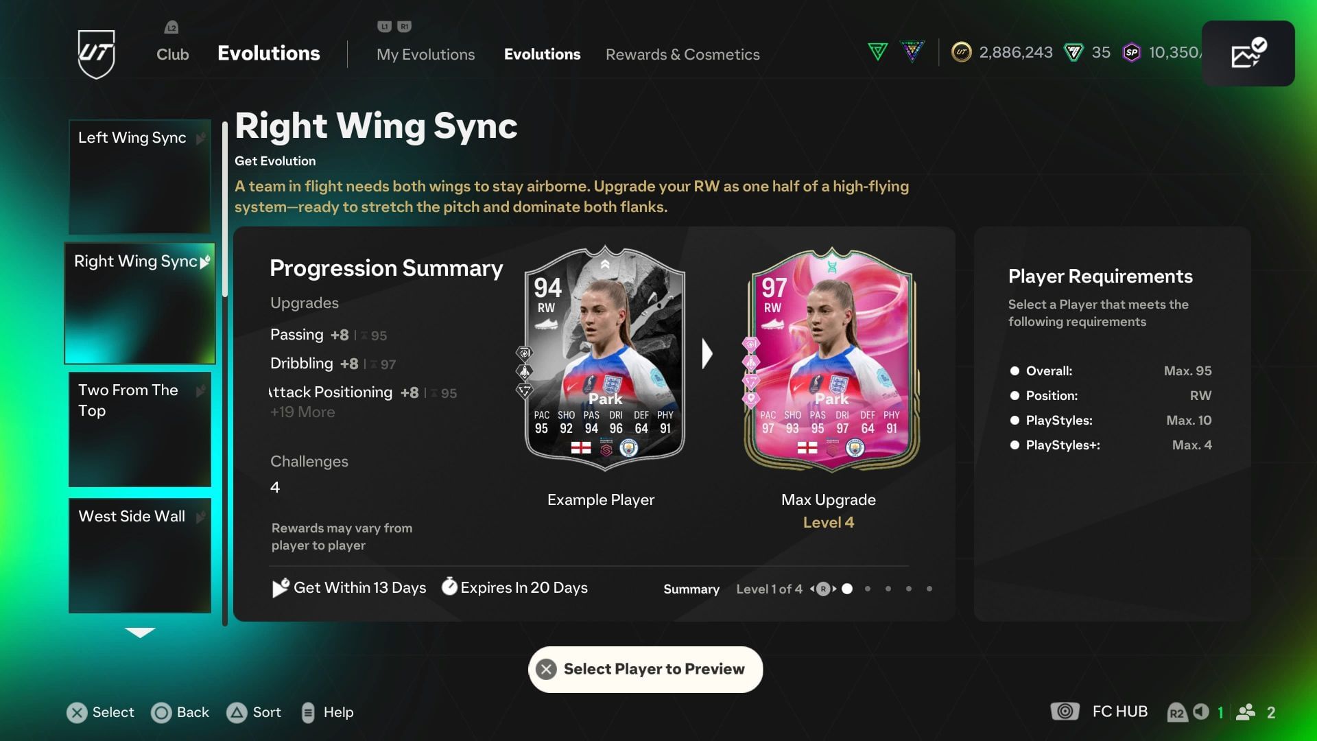 The requirements (Image via EA Sports)
