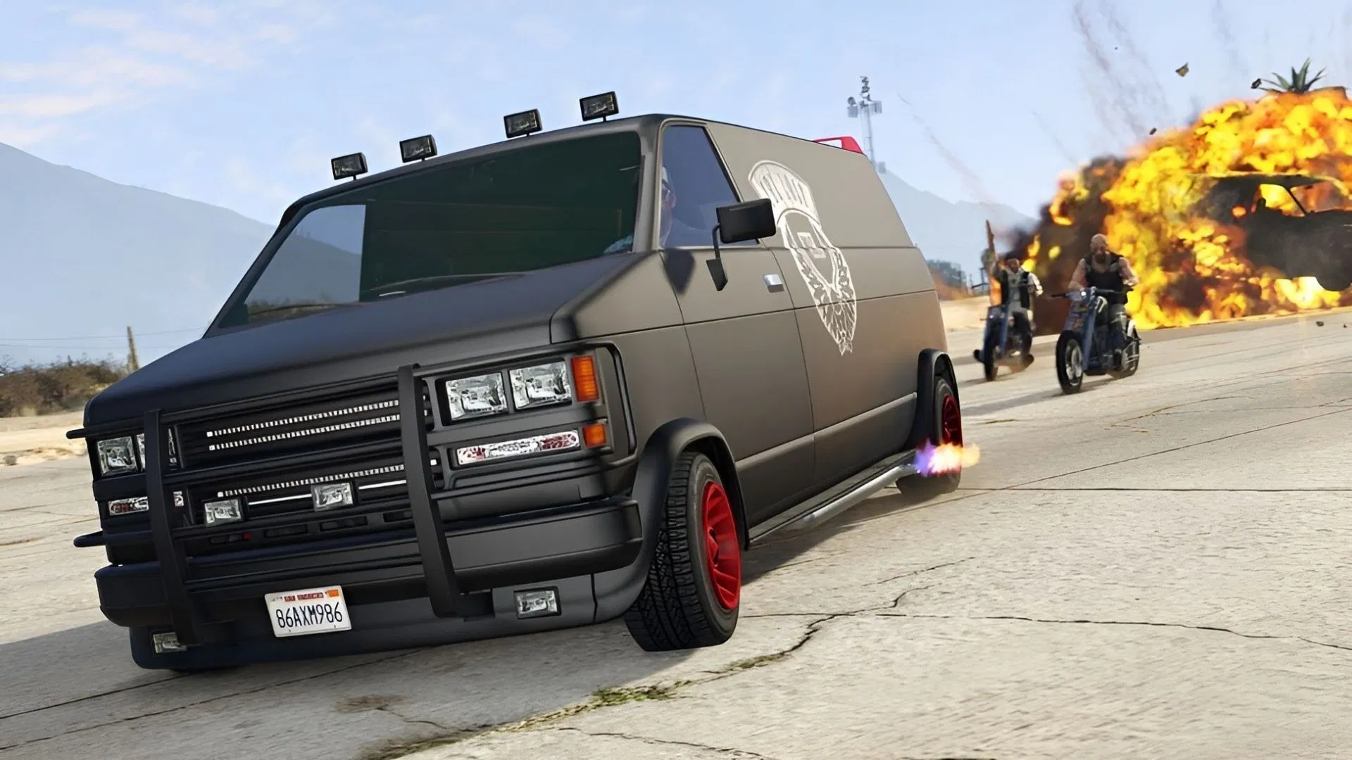 The Lost Gang Burrito in action (Image via Rockstar Games)