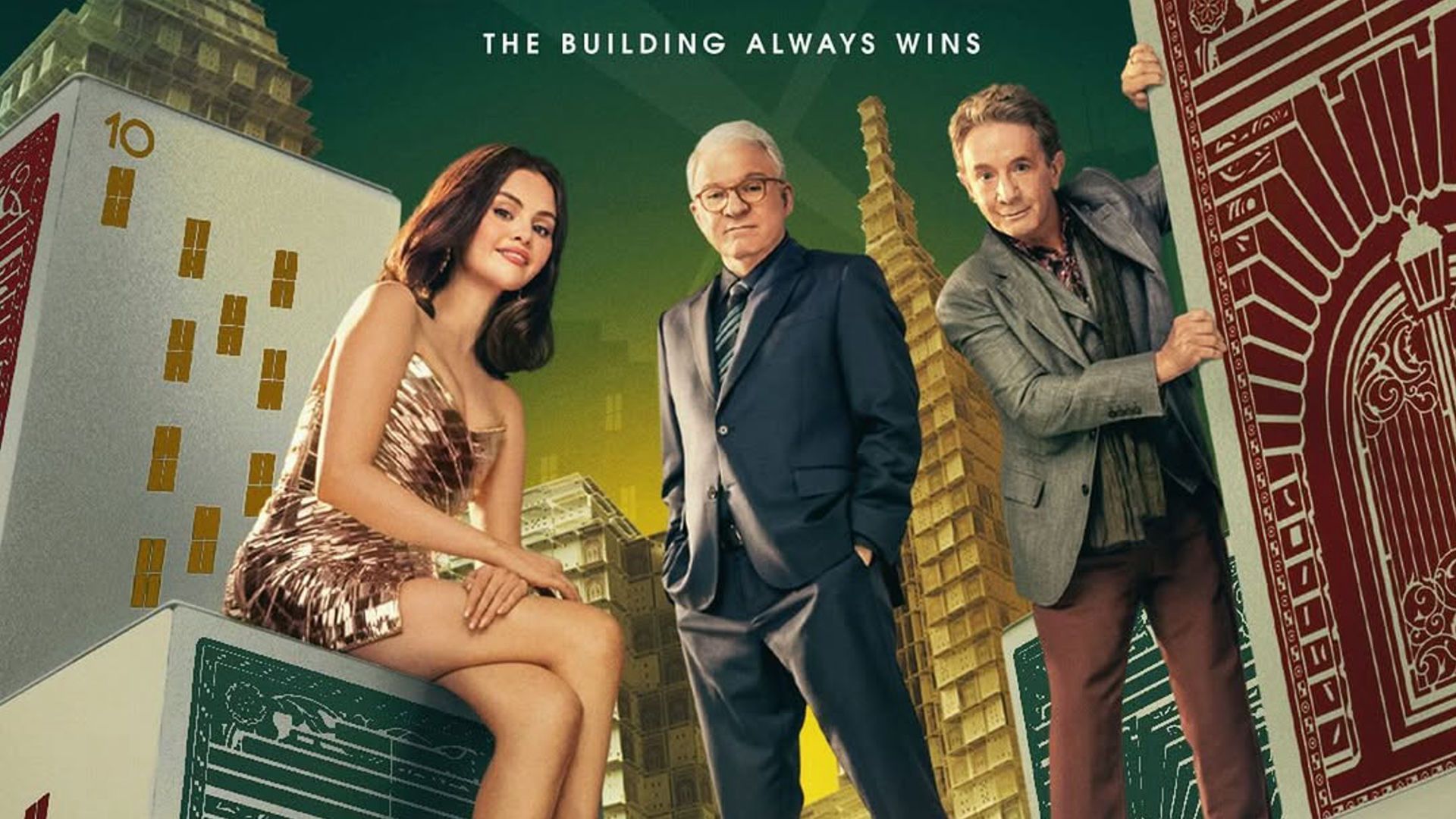 The official poster of Only Murders in the Building (Image via Instagram/@onlymurdershulu)