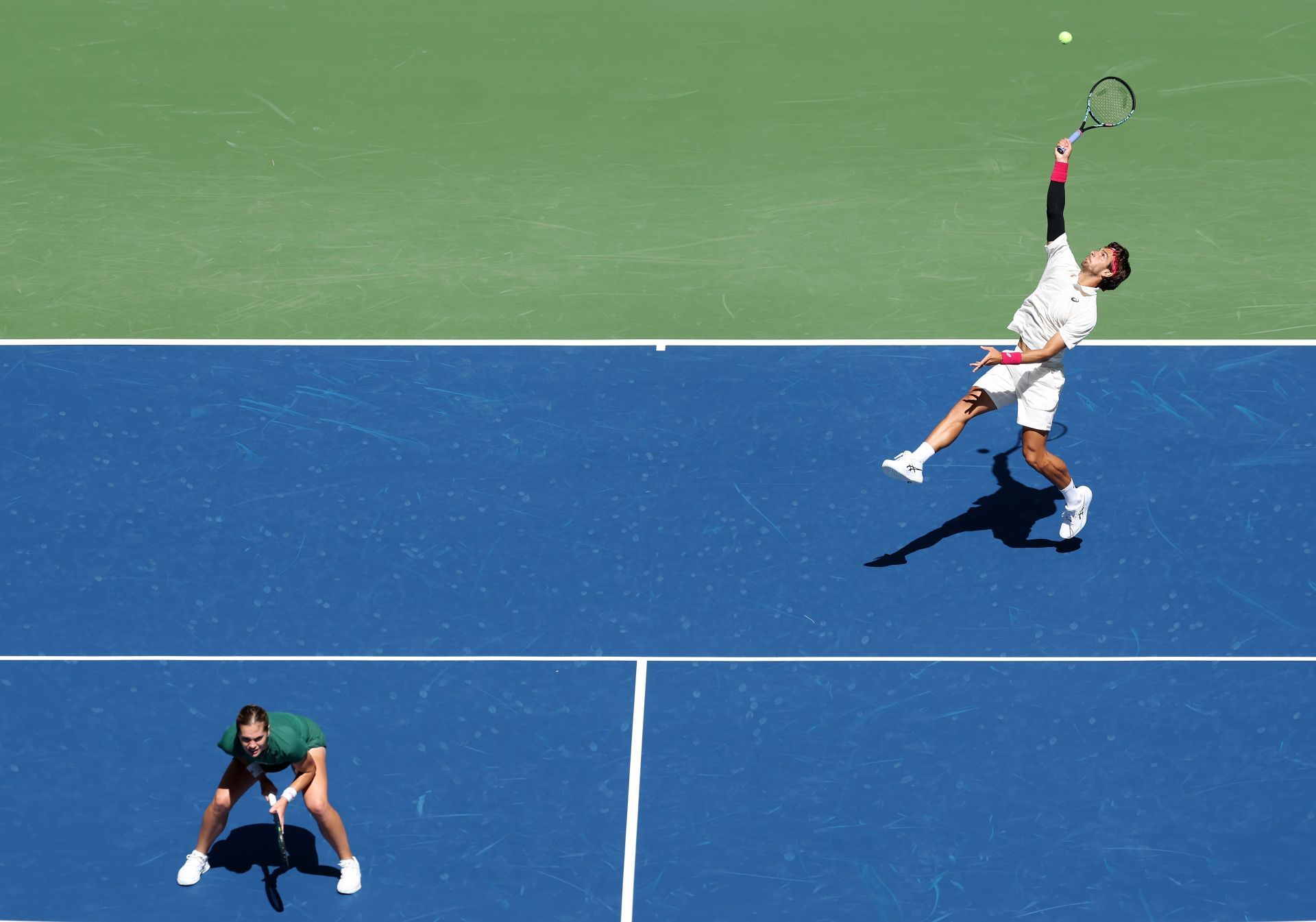 Caty McNally and Lorenzo Musetti at the 2025 US Open - Source: Getty