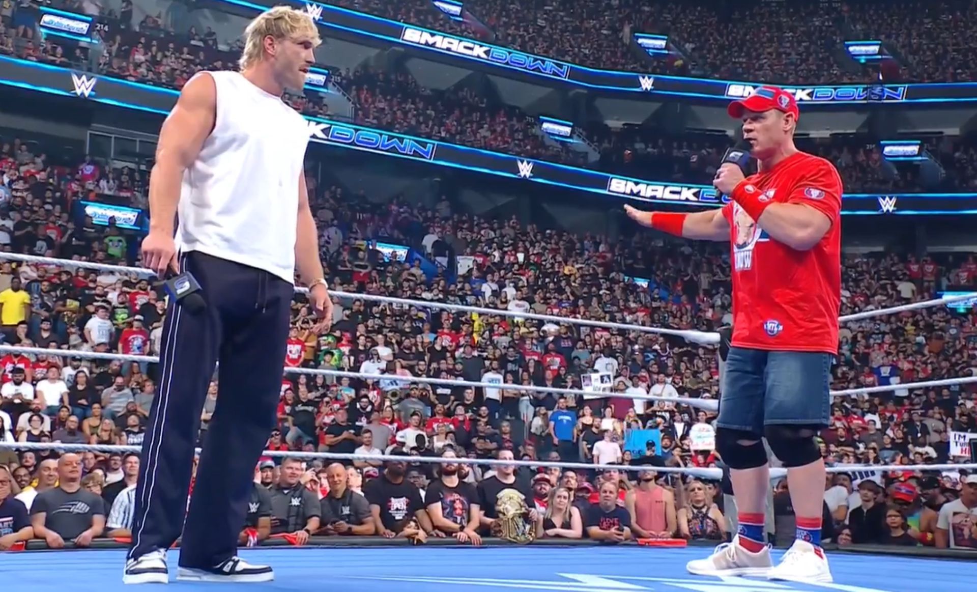 Logan Paul crashed John Cena