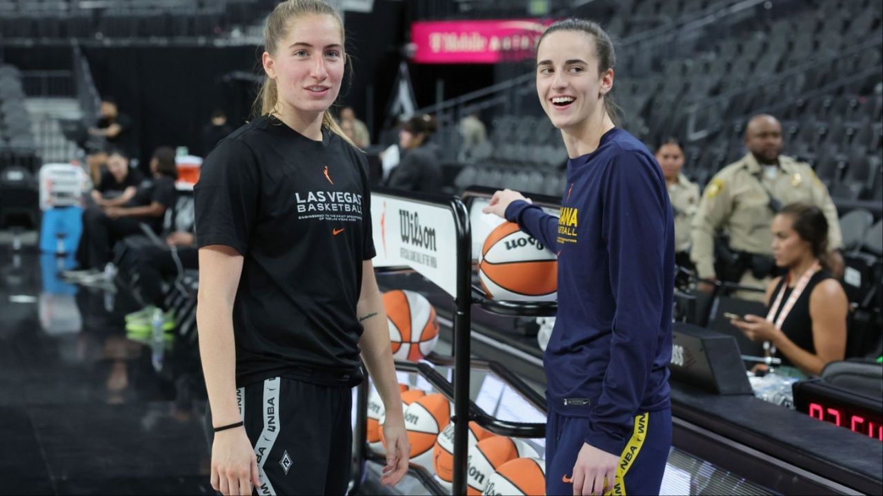 "Hot slay auntie" - Caitlin Clark raves over ex-Iowa teammate Kate Martin's photo dump from Valkyries moments & 'chill' lifestyle