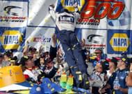 Jimmie Johnson won at Auto Club Speedway in 2002 - Source: Getty