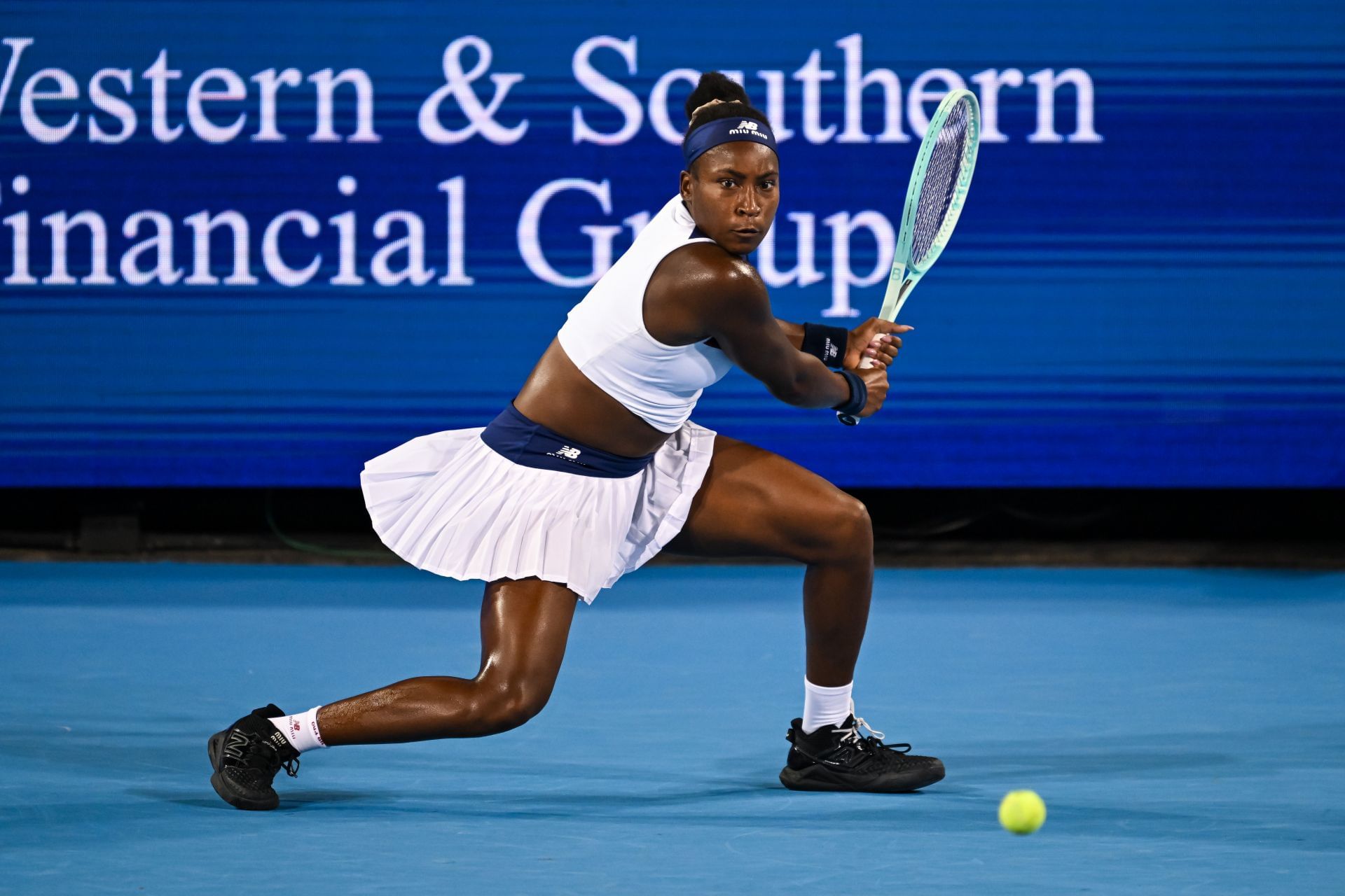 Coco Gauff at the Cincinnati Open 2025 - Day 9 - Source: Getty